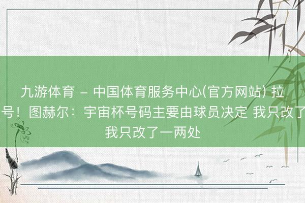 九游体育 - 中国体育服务中心(官方网站) 拉师父11号！图赫尔：宇宙杯号码主要由球员决定 我只改了一两处